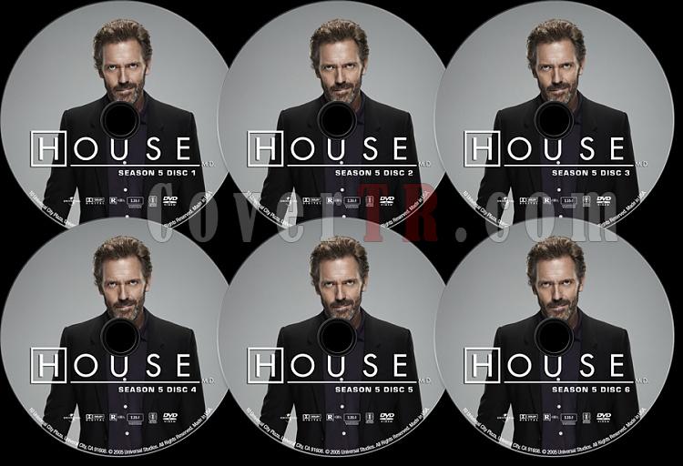 House M.D. (Season 5) - Custom Dvd Label Set - English [20042012]-s05jpg