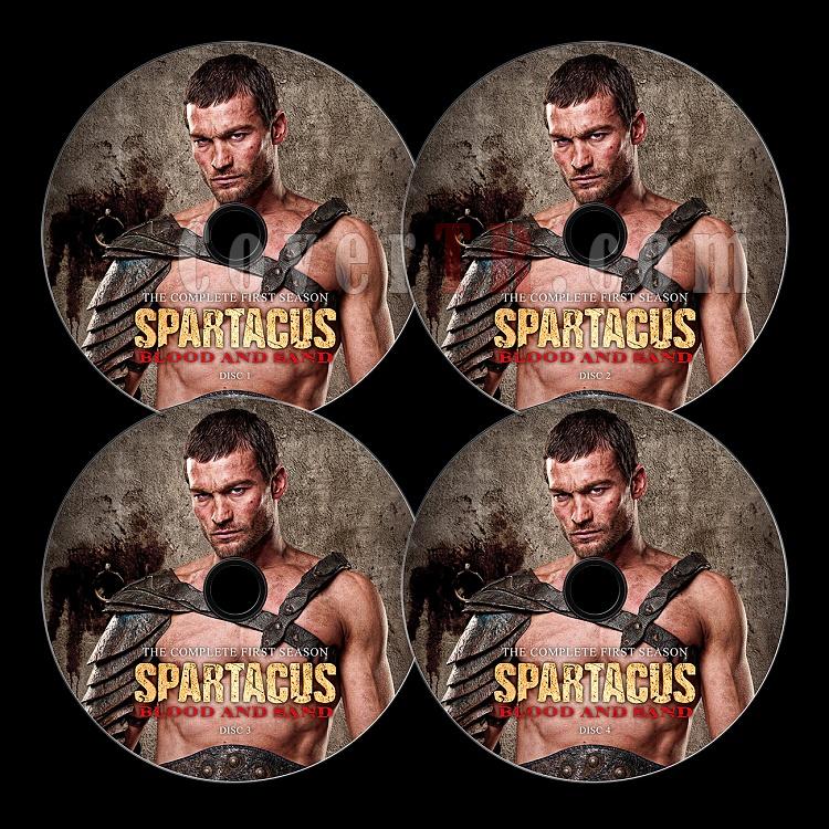 Spartacus: Blood and Sand - Custom Dvd Label Set - English-1jpg