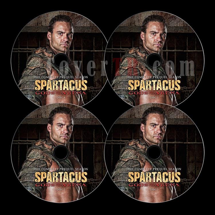 Spartacus: Gods of the Arena - Custom Dvd Label Set - English-2jpg