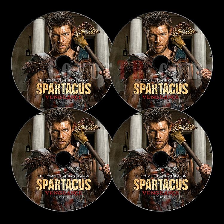 Spartacus: War of the Damned - Custom Dvd Label Set - English-4jpg