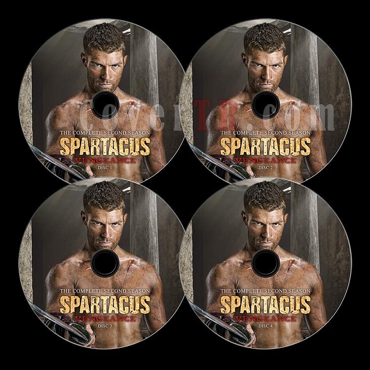 Spartacus: Vengeance - Custom Dvd Label Set - English-3jpg