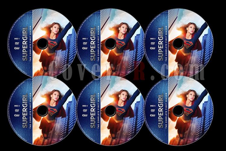 Supergirl (Season 1) - Custom Dvd Label Set - English [2015]-supergirl-season-1jpg