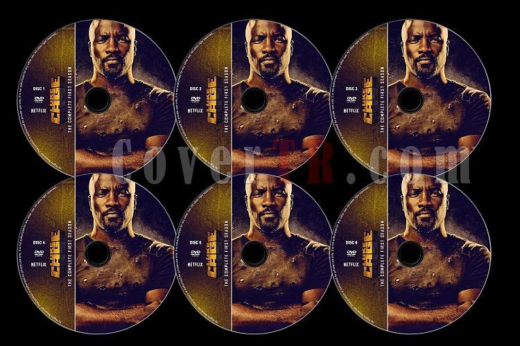 Luke Cage (Season 1) - Custom Dvd Label Set - English [2016]-lukecagejpg