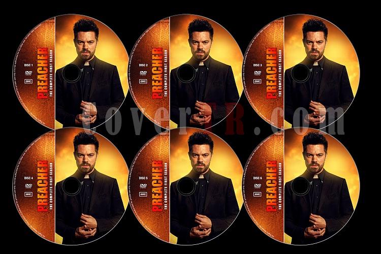 Preacher (Season 1) - Custom Dvd Label Set - English [2016]-preacherjpg