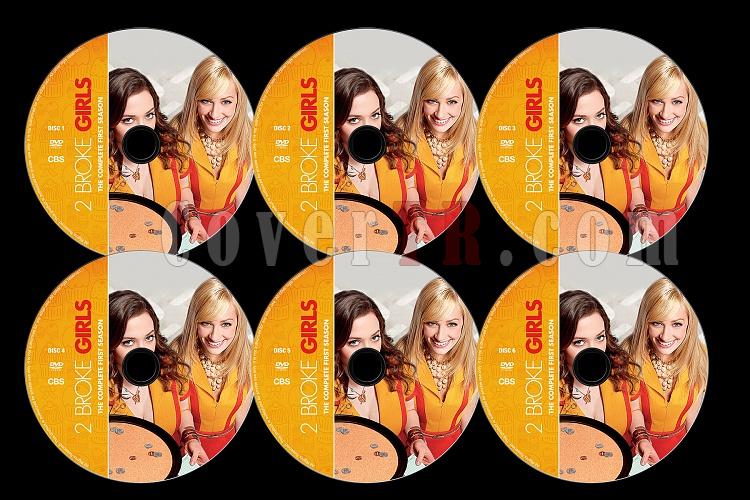 2 Broke Girls (Season 1) - Custom Dvd Label Set - English [2011]-2b1jpg