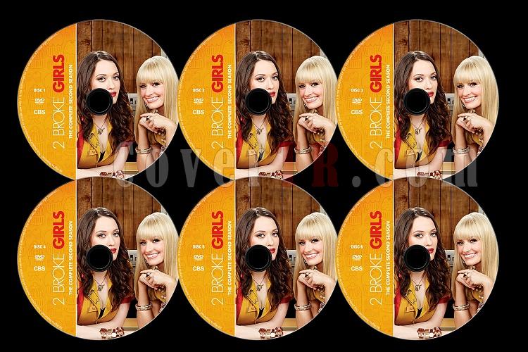 2 Broke Girls (Season 2) - Custom Dvd Label Set - English [2012]-2b2jpg