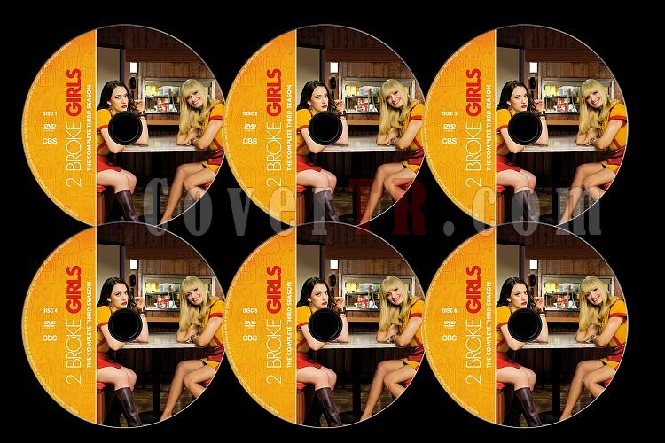 2 Broke Girls (Season 3) - Custom Dvd Label Set - English [2013]-2b3jpg