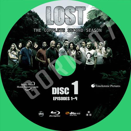 Lost Serisi Trke ve ngilizce Cover Label Seti-lost-season-02-labeljpg