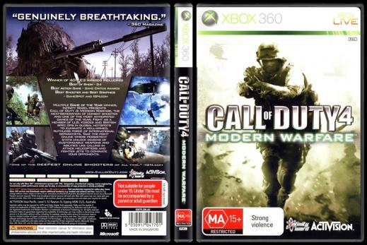 Call of Duty 4: Modern Warfare - Scan Xbox 360 Cover - English [2007]-1jpg