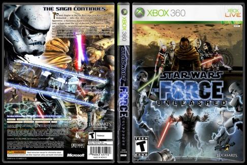 Star Wars: The Force Unleashed - Custom Xbox 360 Cover - English [2008]-onizlemejpg