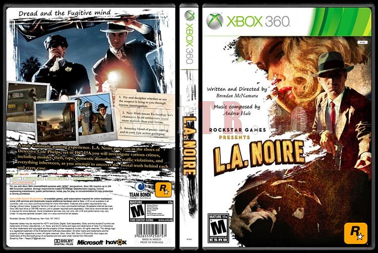 L.A. Noire - Custom Xbox 360 Cover - English [2011]-onizlemejpg