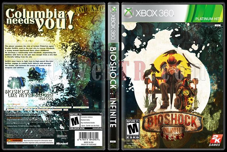 BioShock: Infinite - Custom Xbox 360 Cover - English [2013]-onizlemejpg