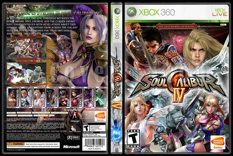 SoulCalibur IV - Custom Xbox 360 Cover - English [2008]-onizlemejpg