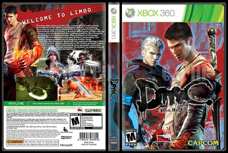 DmC: Devil May Cry - Custom Xbox 360 Cover - English [2013]-onizlemejpg