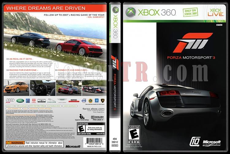 Forza Motorsport 3 - Xbox 360 - DVD - English