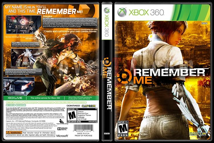 REMEMBER ME - Custom Xbox 360 Cover - English [2013]-remember-mejpg