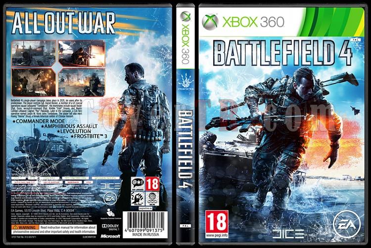 Battlefield 4 - Custom Xbox 360 Cover - English [2013]-onizlemejpg