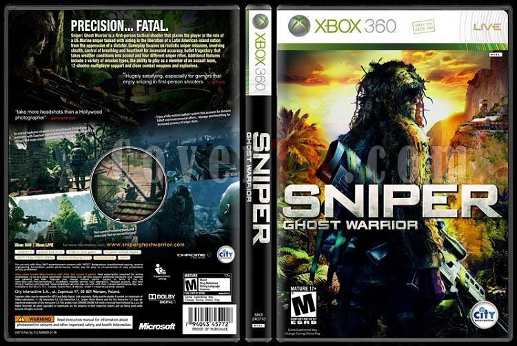 Sniper: Ghost Warrior - Custom Xbox 360 Cover - English [2010]-onizlemejpg