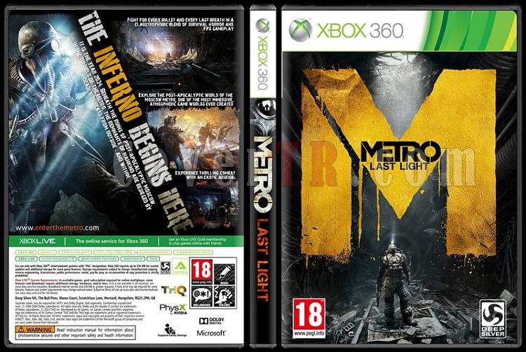 Metro: Last Light - Custom Xbox 360 Cover - English [2013]-onizlemejpg