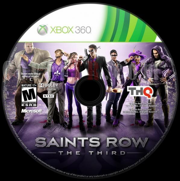 Saints Row The Third - Custom XBOX 360 Dvd Label - English [2011]-saints_row_the_third_xbox_360_labeljpg