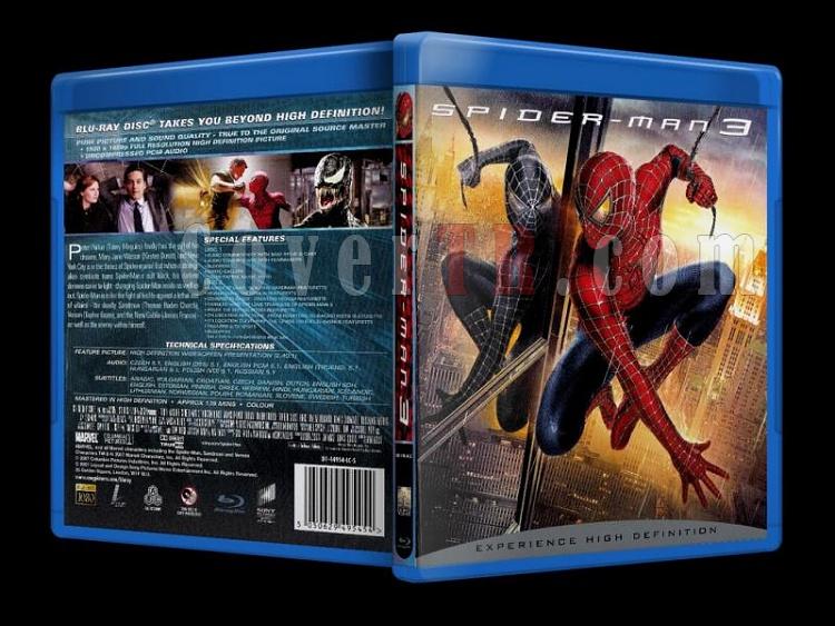 Spider-Man 3 (2007) - Bluray Cover - Türkçe - CoverTR