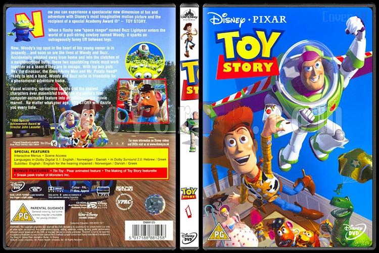 Toy Story (Oyuncak Hikayesi) Trilogy - Custom Dvd Cover Set - English ...